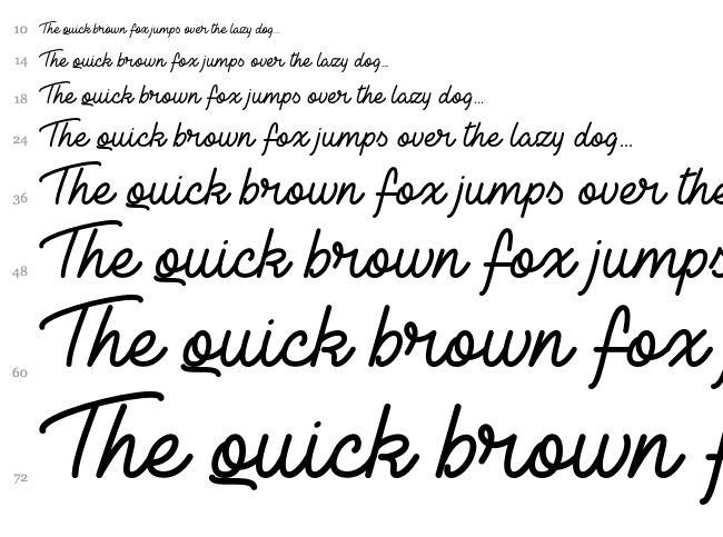 Lie to Me font waterfall